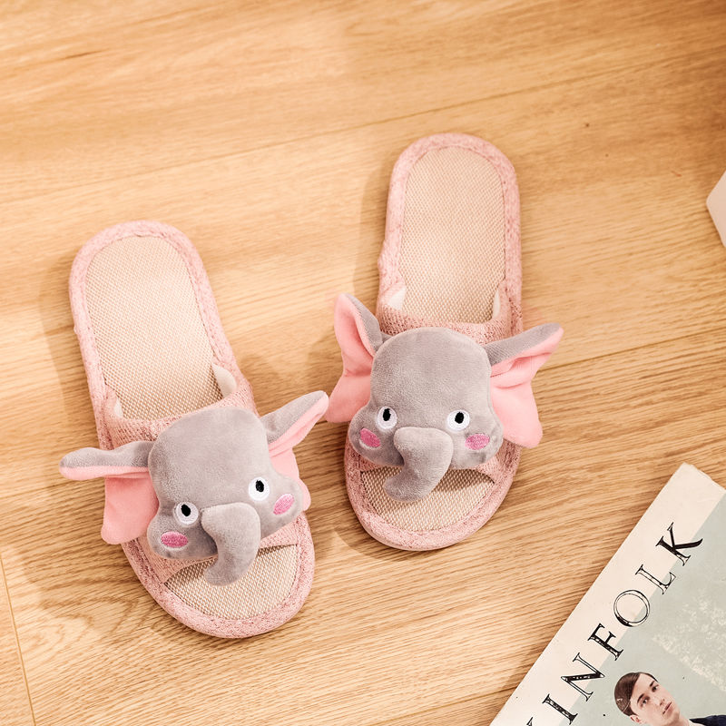 Elephant Fluffy Slippers