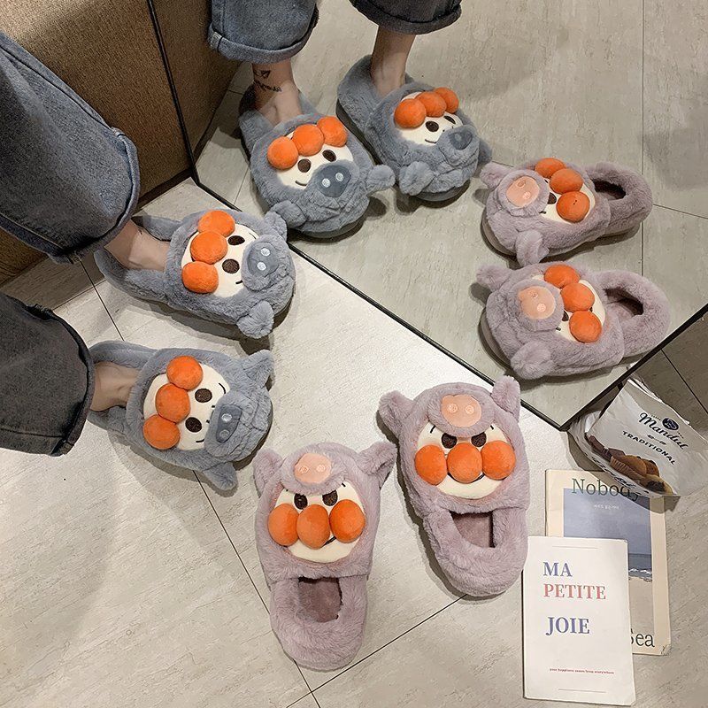 Pig Fluffy Slippers