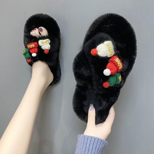 Christmas Fluffy Slippers