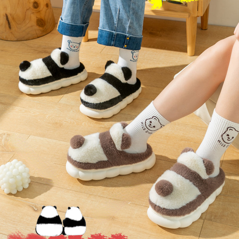 Panda Fluffy Slippers