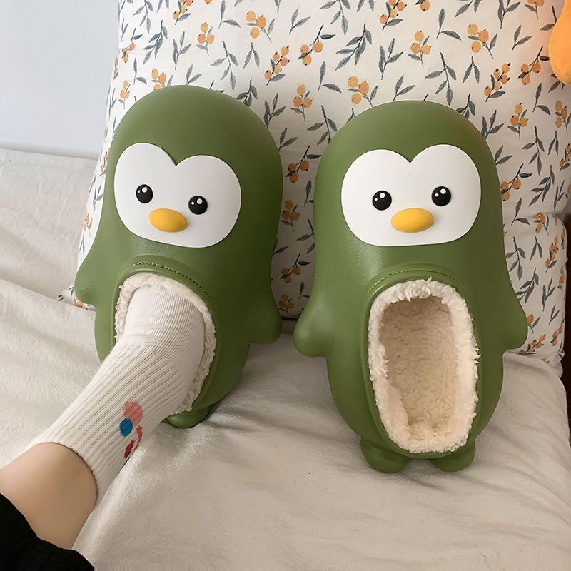 Adorable Penguin Cotton Slippers