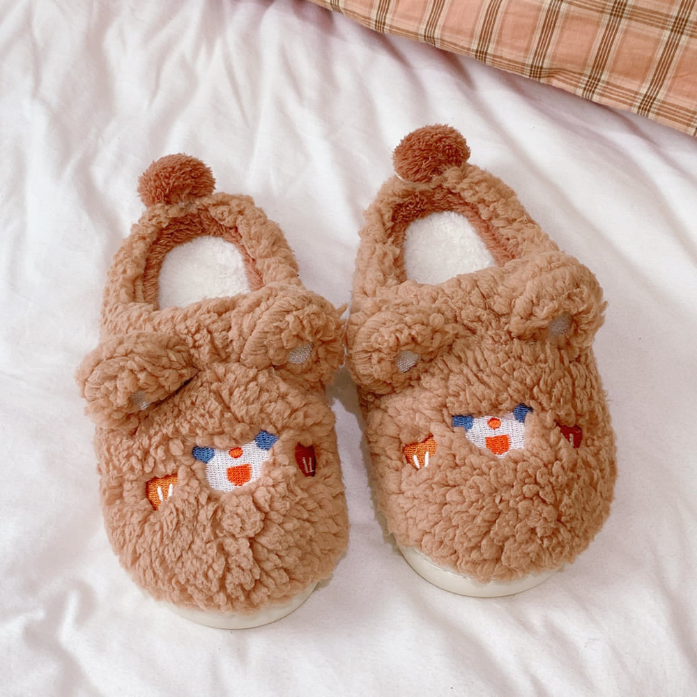 Bear Fluffy Slippers