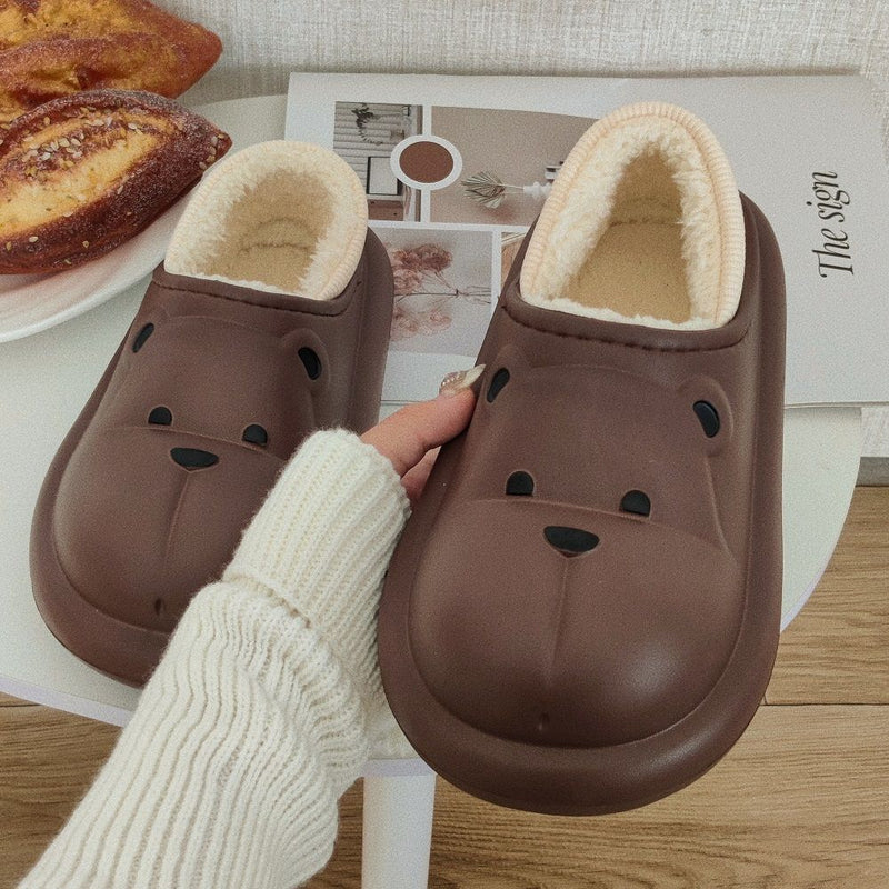 Bear Cotton Slippers