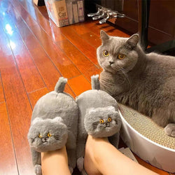 Cat Fluffy Slippers