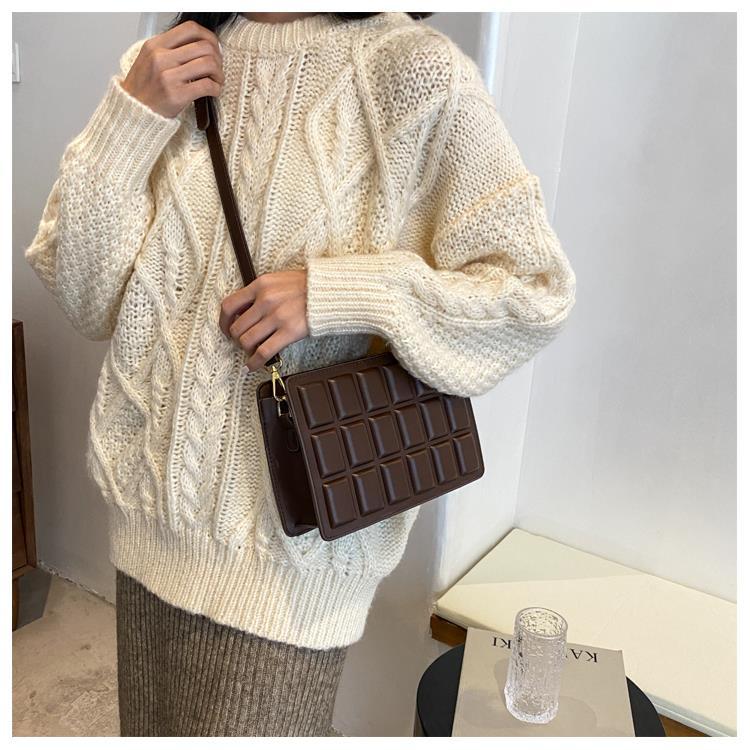 PU Chocolate Crossbody Bag