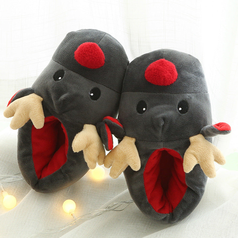 Christmas Deer Fluffy slippers