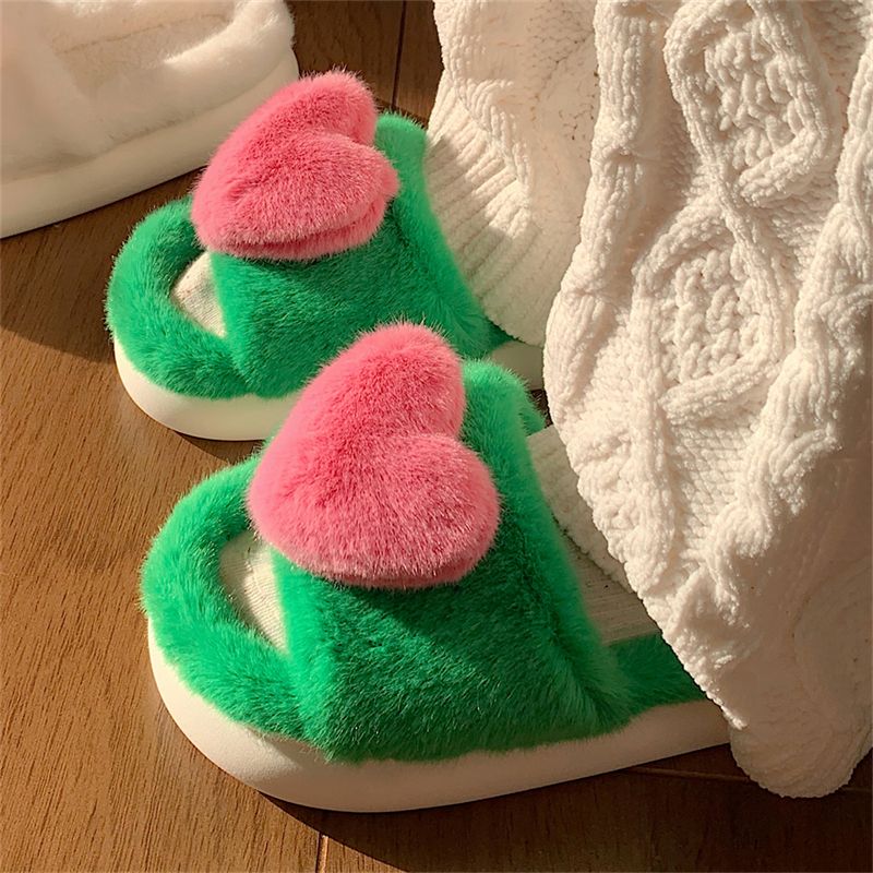 Plush Love Cotton Slippers