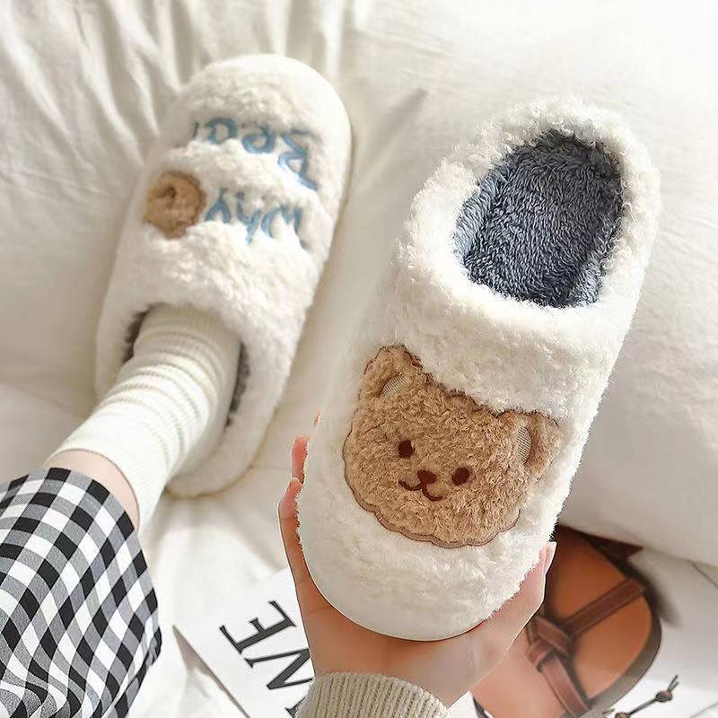 Bear Fluffy Slippers