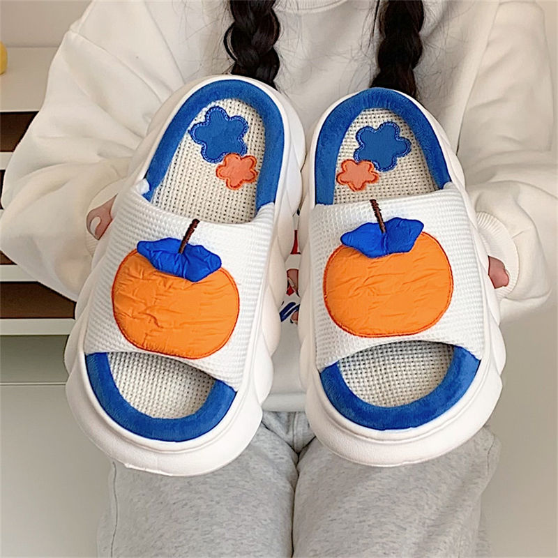 Four Seasons Orange Slippers