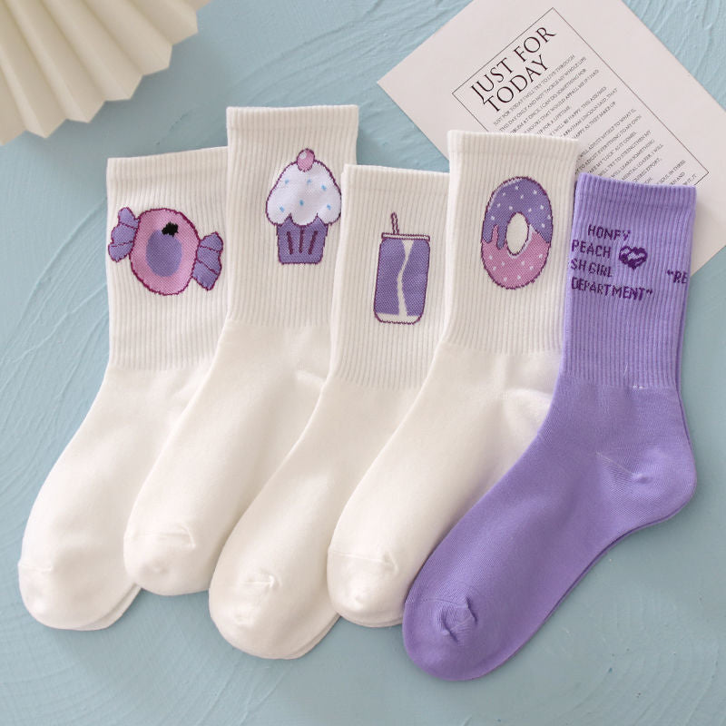 Candy Socks, 5-Pair Pack