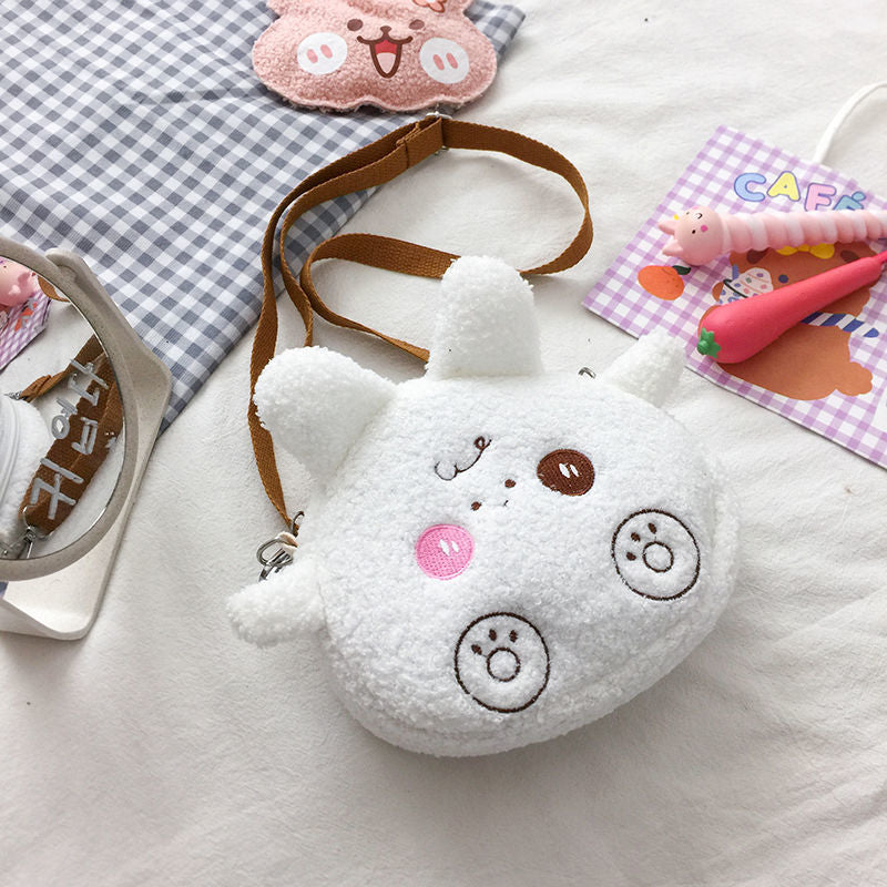 Fluffy Bear Crossbody Bag