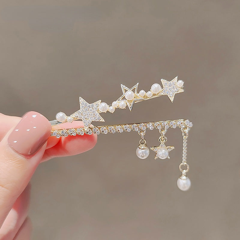 Zircon Star Hair Clip, 2 pcs