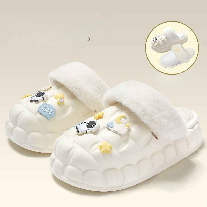 Astronaut Fluffy Slippers