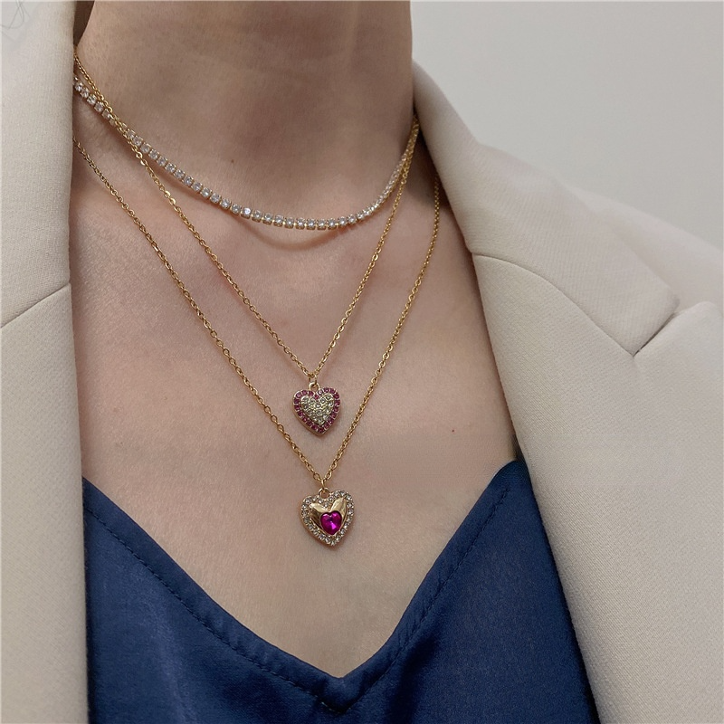 Zircon Heart Necklace