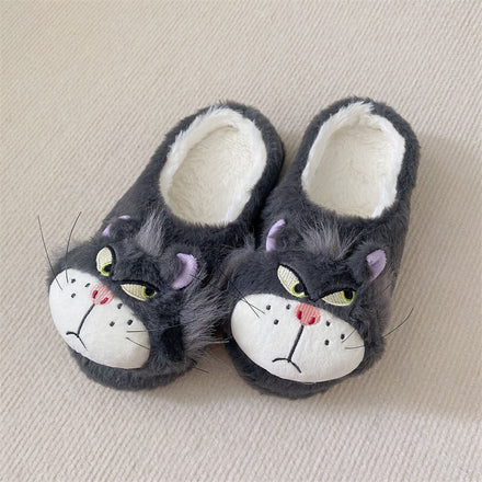 Cute Cat Cotton Slippers