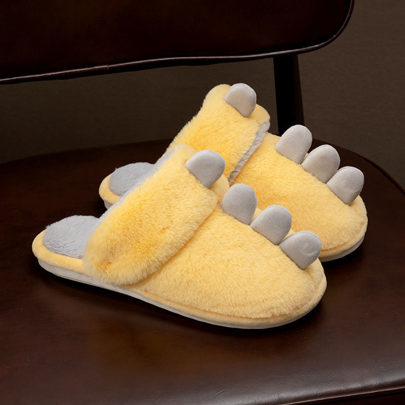 Dinosaur Fluffy Slippers