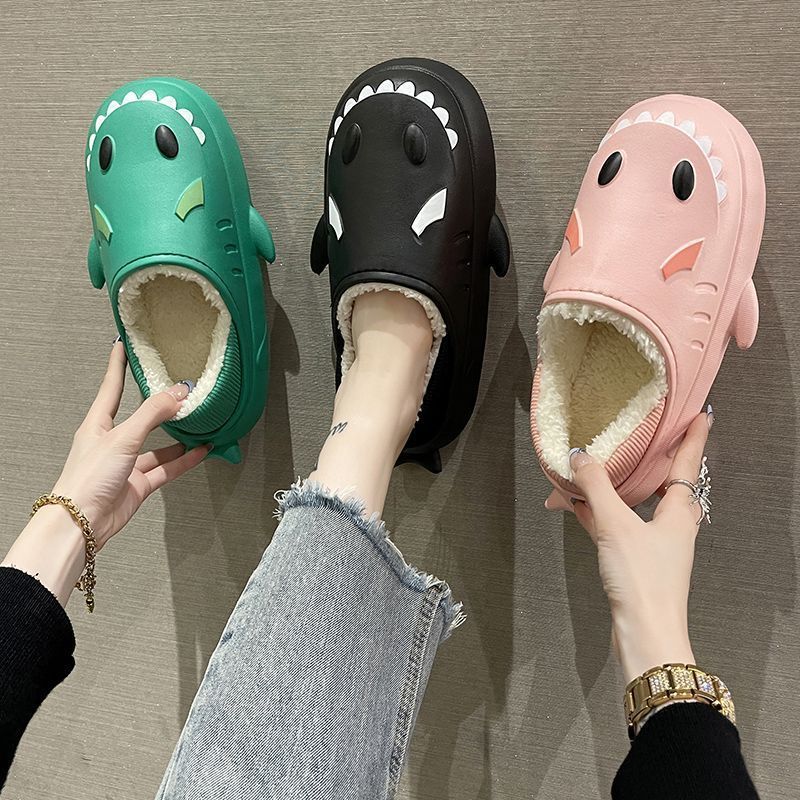 Cute shark cotton shoes