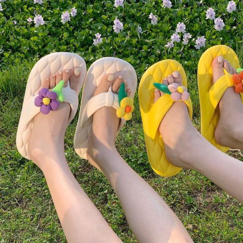 Eva Flower Decor Flip-flops