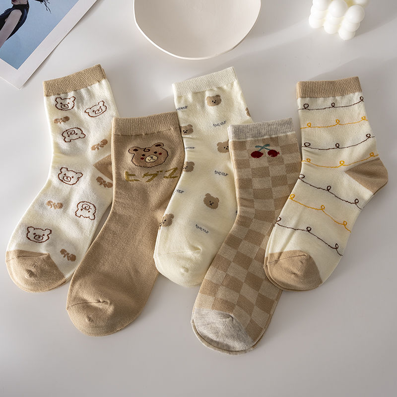 Bear Socks, 5-Pair Pack