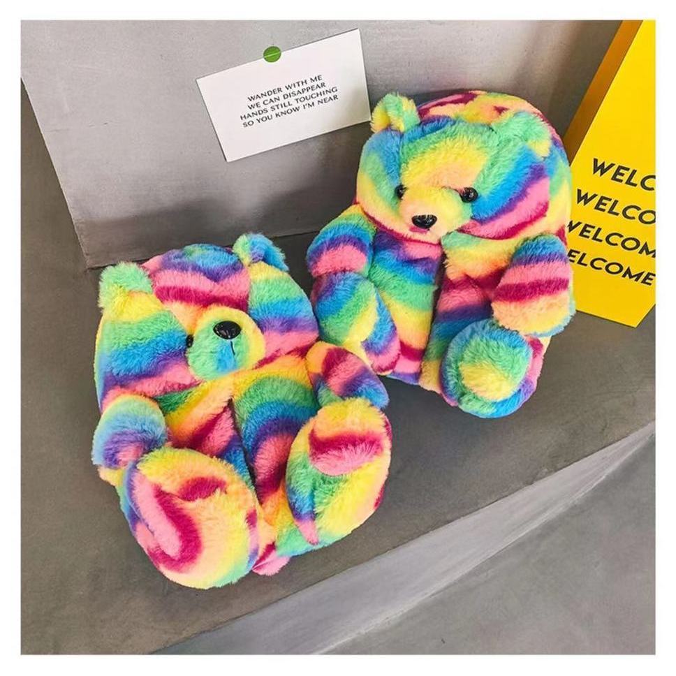 Teddy Bear Fluffy Slippers