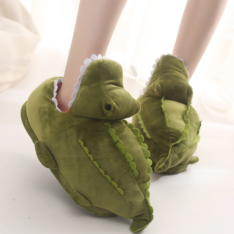 Crocodile Fluffy Slippers