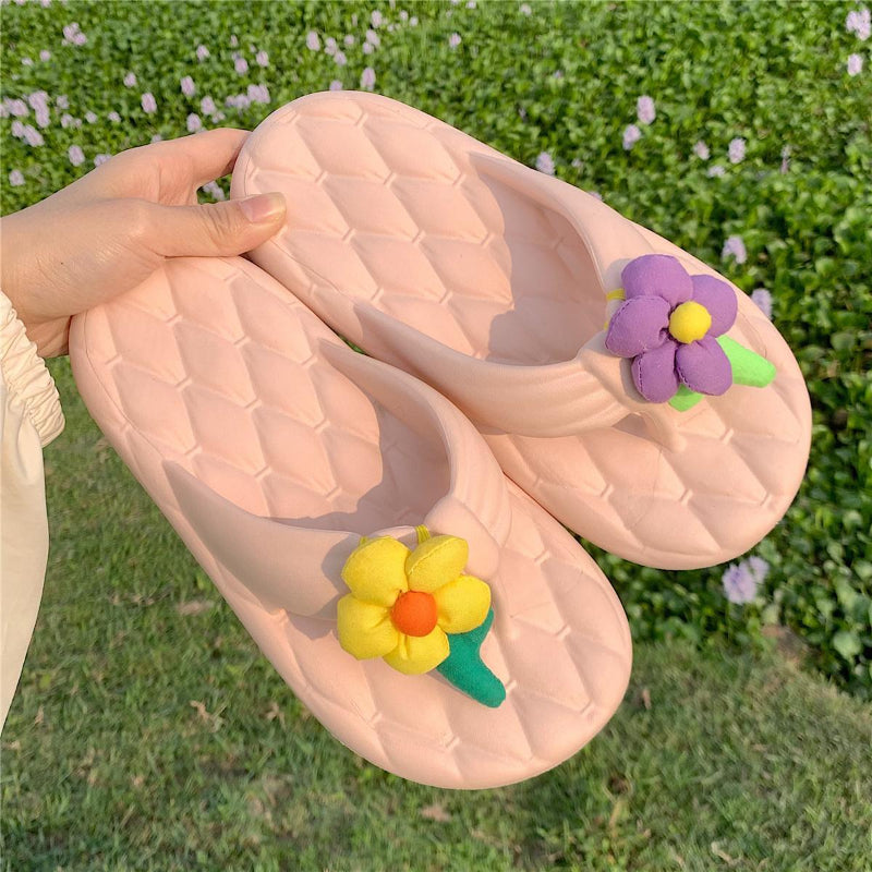 Eva Flower Decor Flip-flops