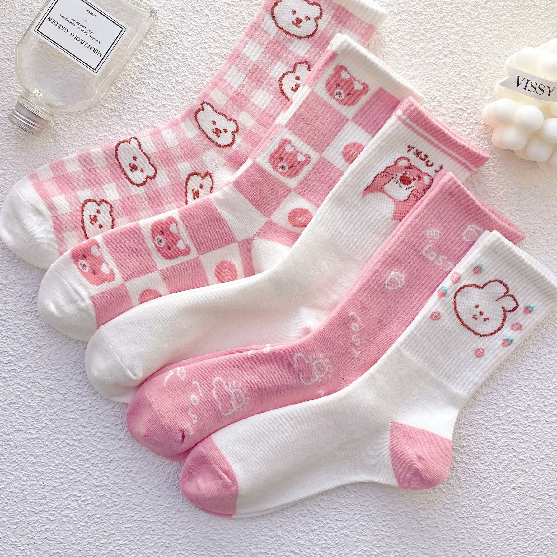 Bear Socks, 5-Pair Pack