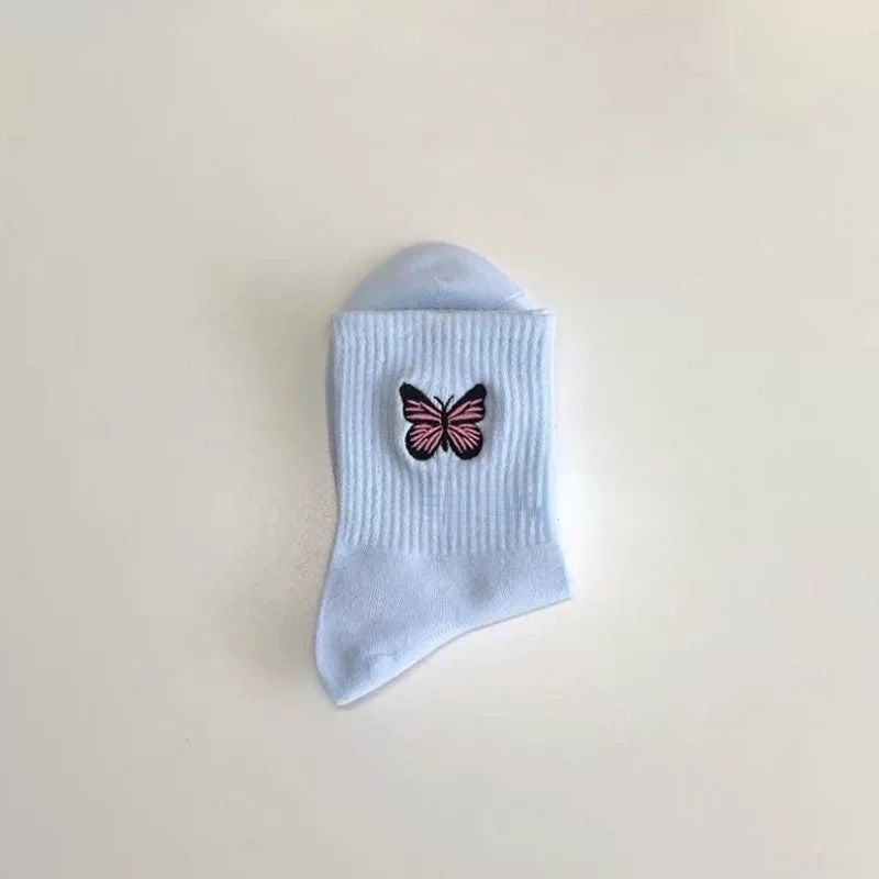 Butterfly Socks, 4-Pair Pack