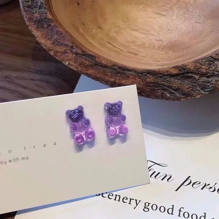 Gummy bear earrings