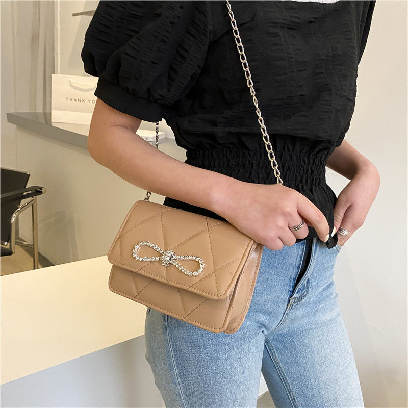 PU Bling Bow Crossbody bag