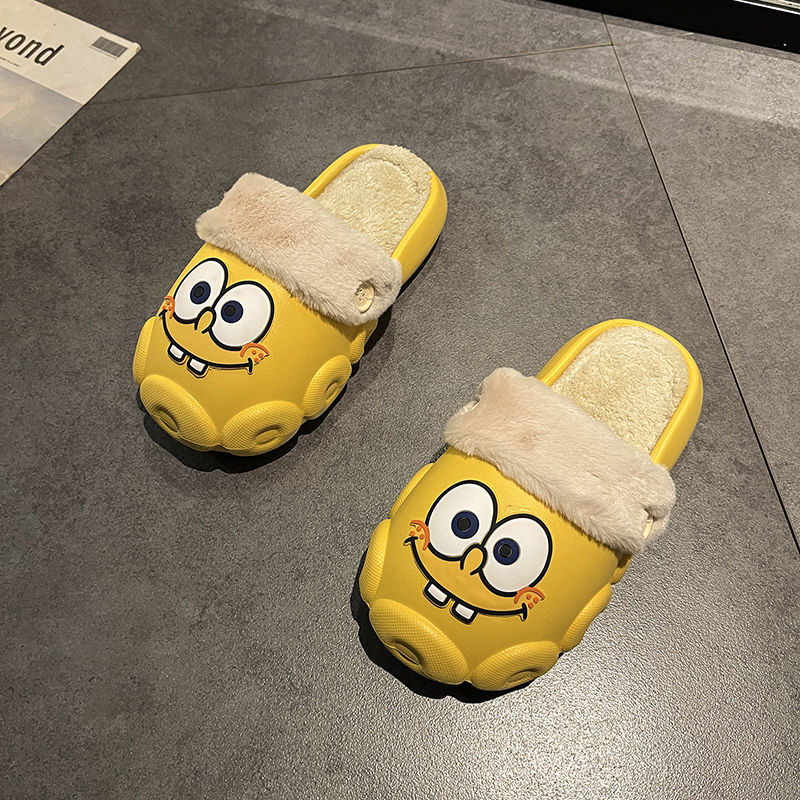 Dumb Cartoon  Cotton Slippers