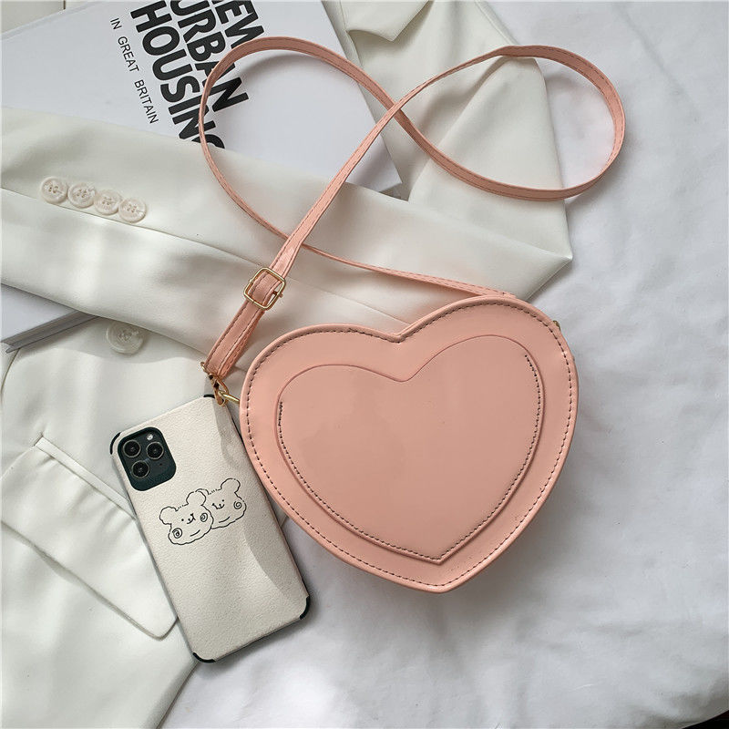 PU Heart Crossbody bag