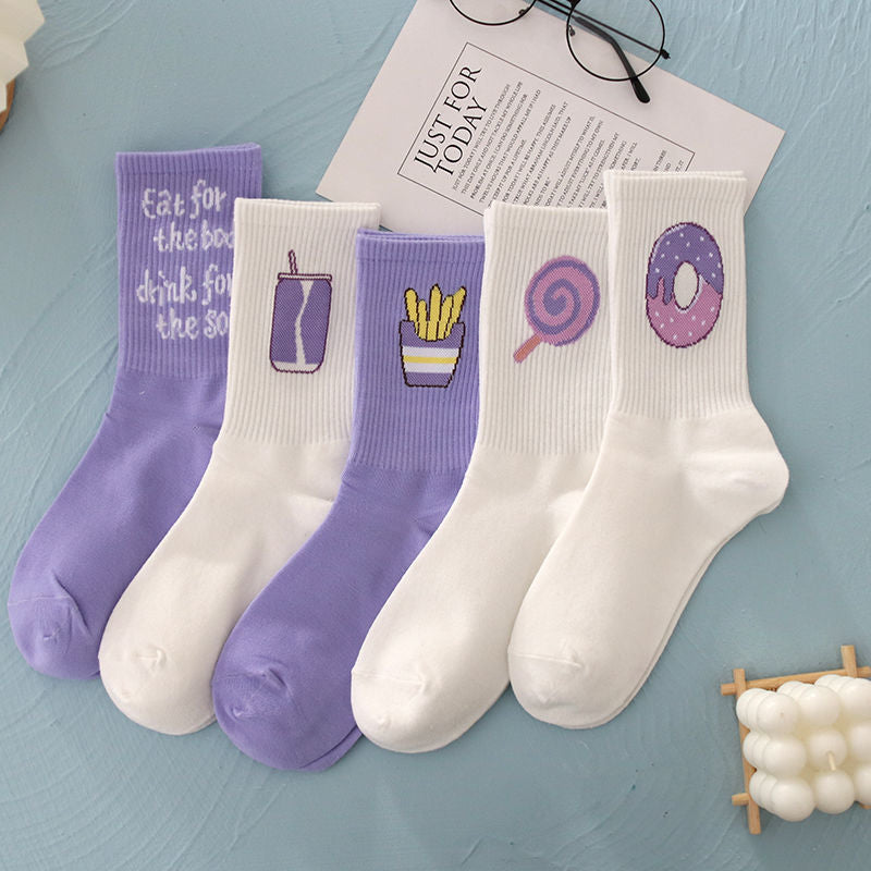 Candy Socks, 5-Pair Pack