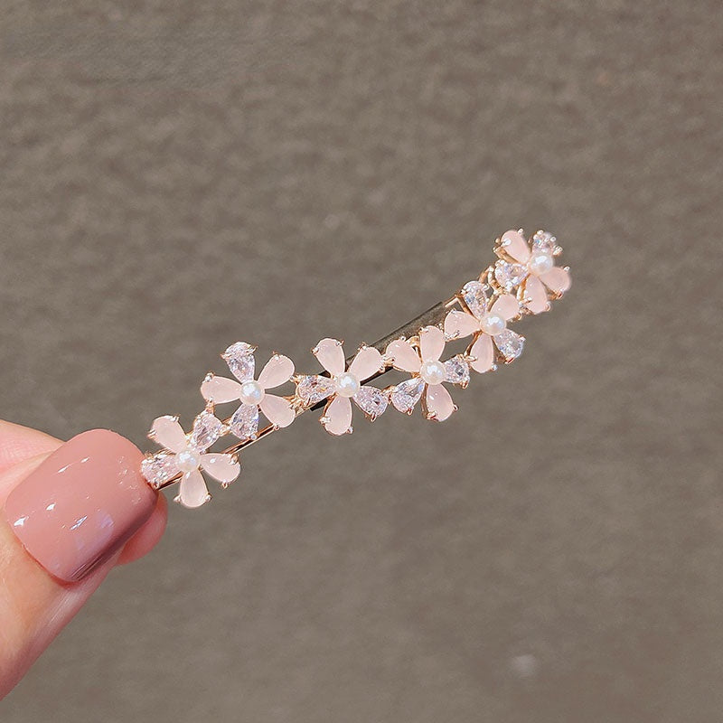 Zircon Flower Hair Clip