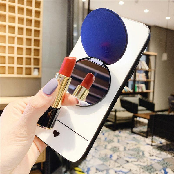 Phone Case & Make-up Mirror Phone Grip