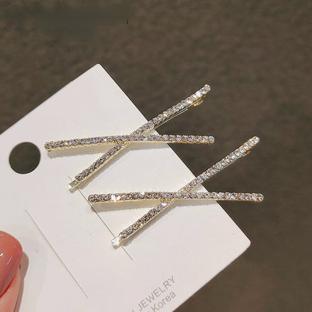 Zircon Hair Clip, 2 pcs