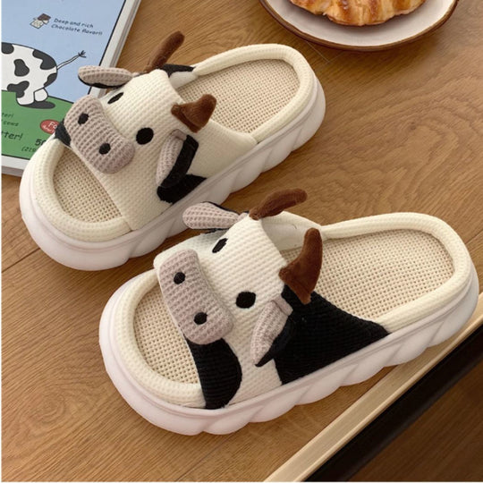 Cow Slippers