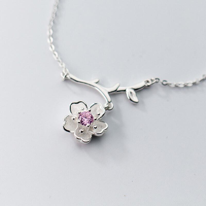 Cherry blossom necklace