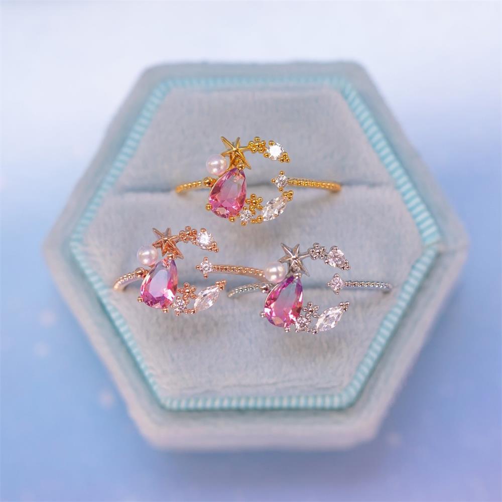 Zircon Star Rings