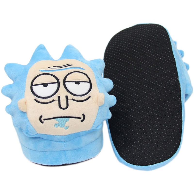 Rick Cartoon Cotton Slippers