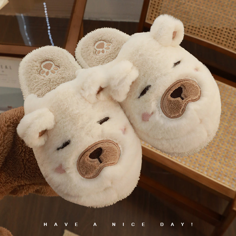 Bear Fluffy Slippers