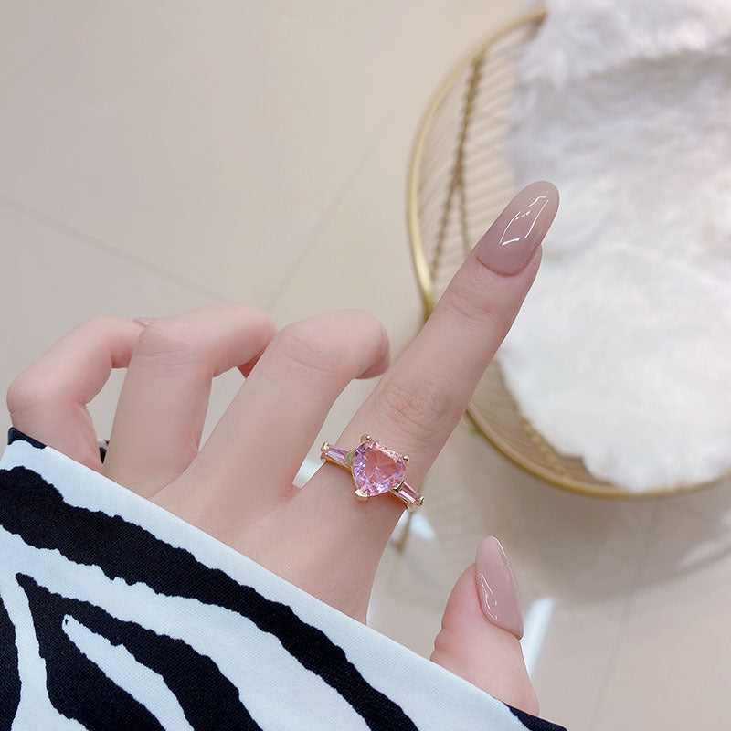 Pink Zircon Rings