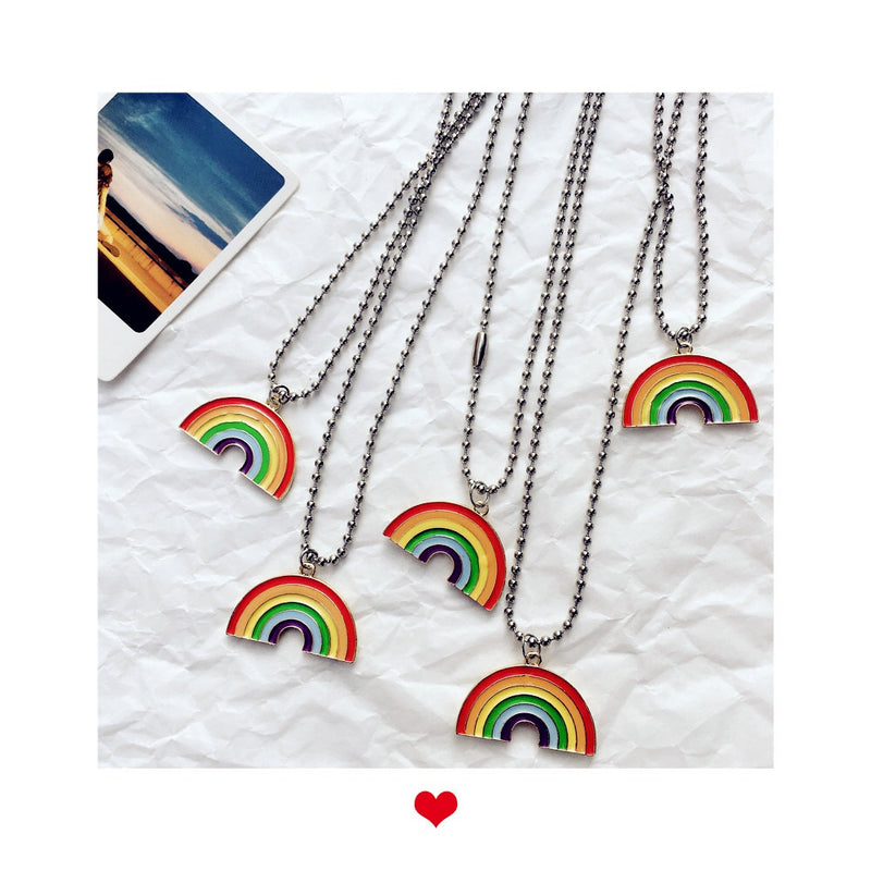 Rainbow earrings/necklace
