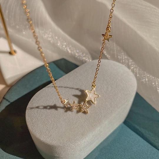 Zircon Star Necklace