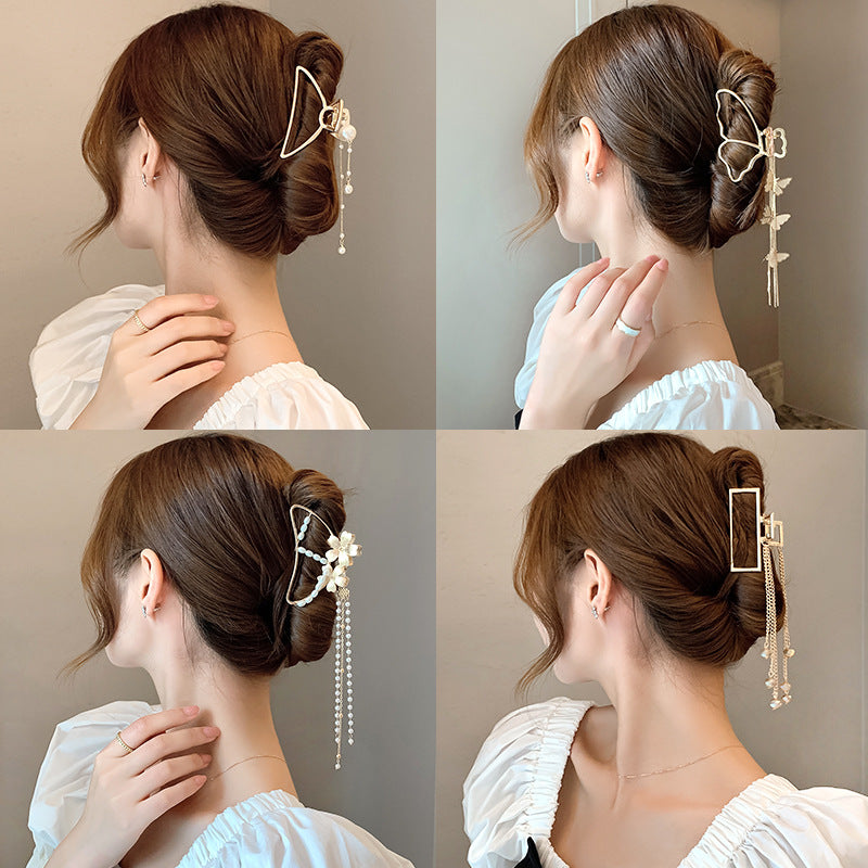 Faux Pearl Hair Clip