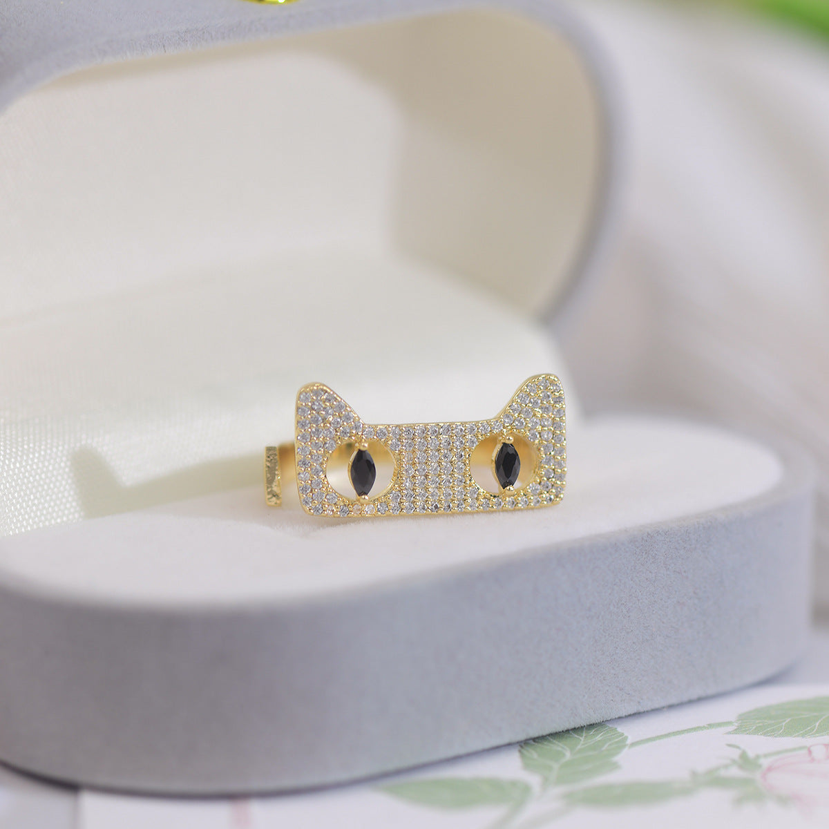 Zircon Cat Rings