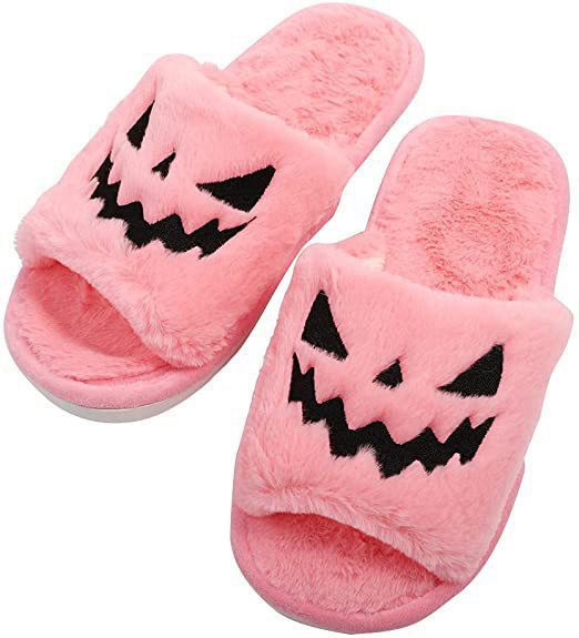 Halloween Monster Fluffy Slippers