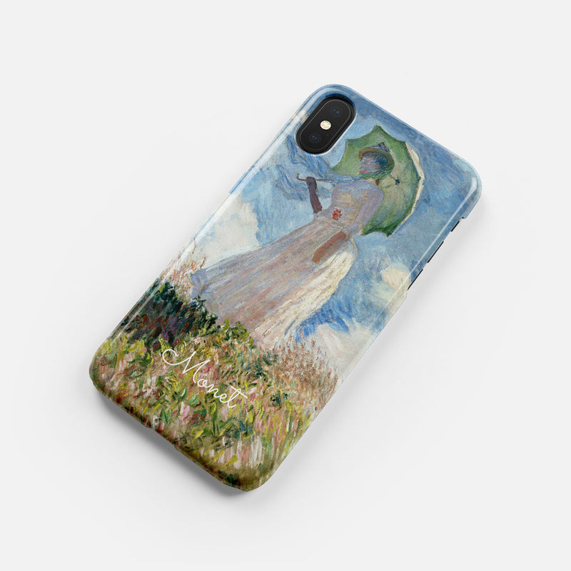Monet Woman with a Parasol Phone Case
