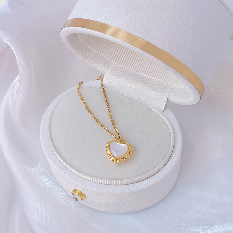 Zircon Heart Necklace