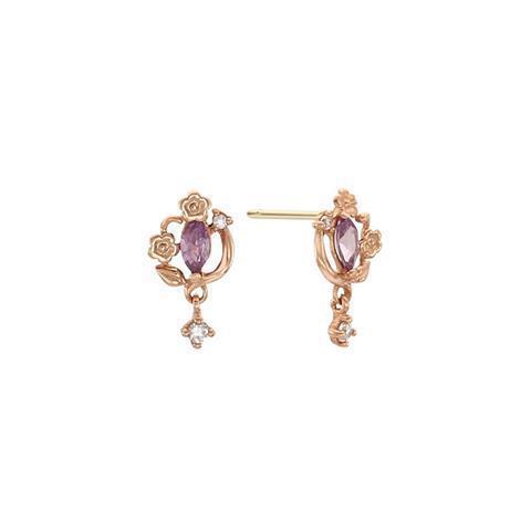 Zircon Heart Earrings